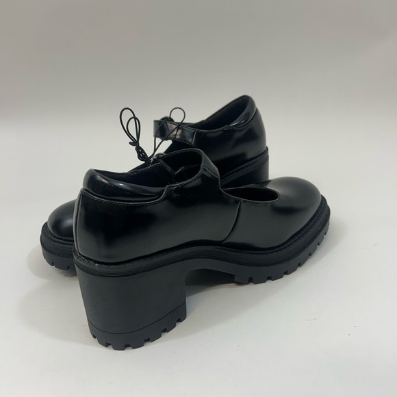 New Seychelles Black Platform Mary Jane Shoes Size 9 - Picture 3 of 7